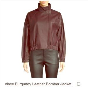 CITY CHIC VINCE LEATHER BOMBER JACKET
